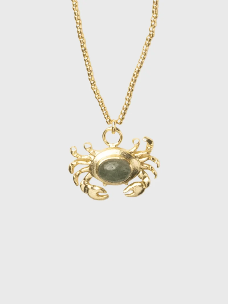 Krabben Aventurine Kette