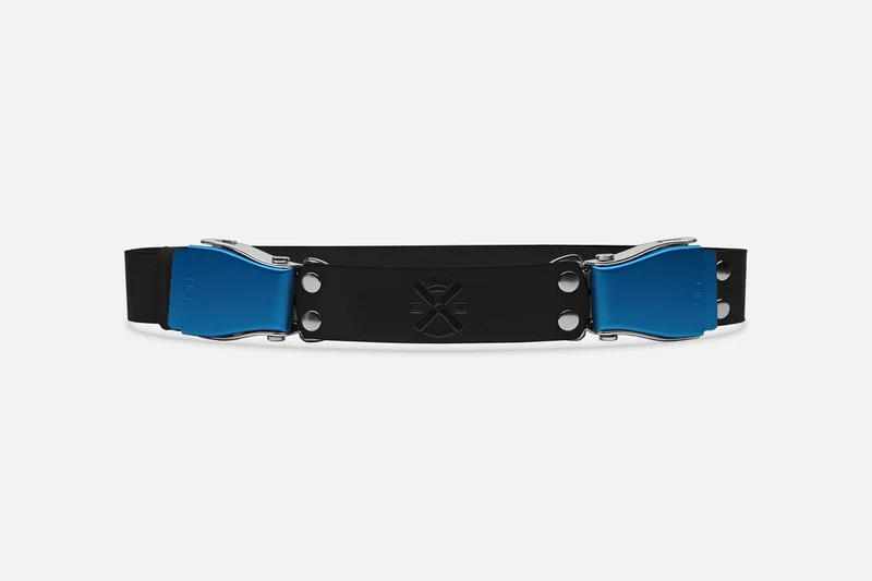 2-SCHNALLENGÜRTEL STANDARD BLACK/BLAU