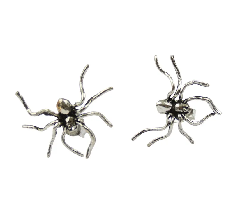 Arachna Noctis 1 Paar Ohrstecker Spinne Spider aus 925er Sterling Silber