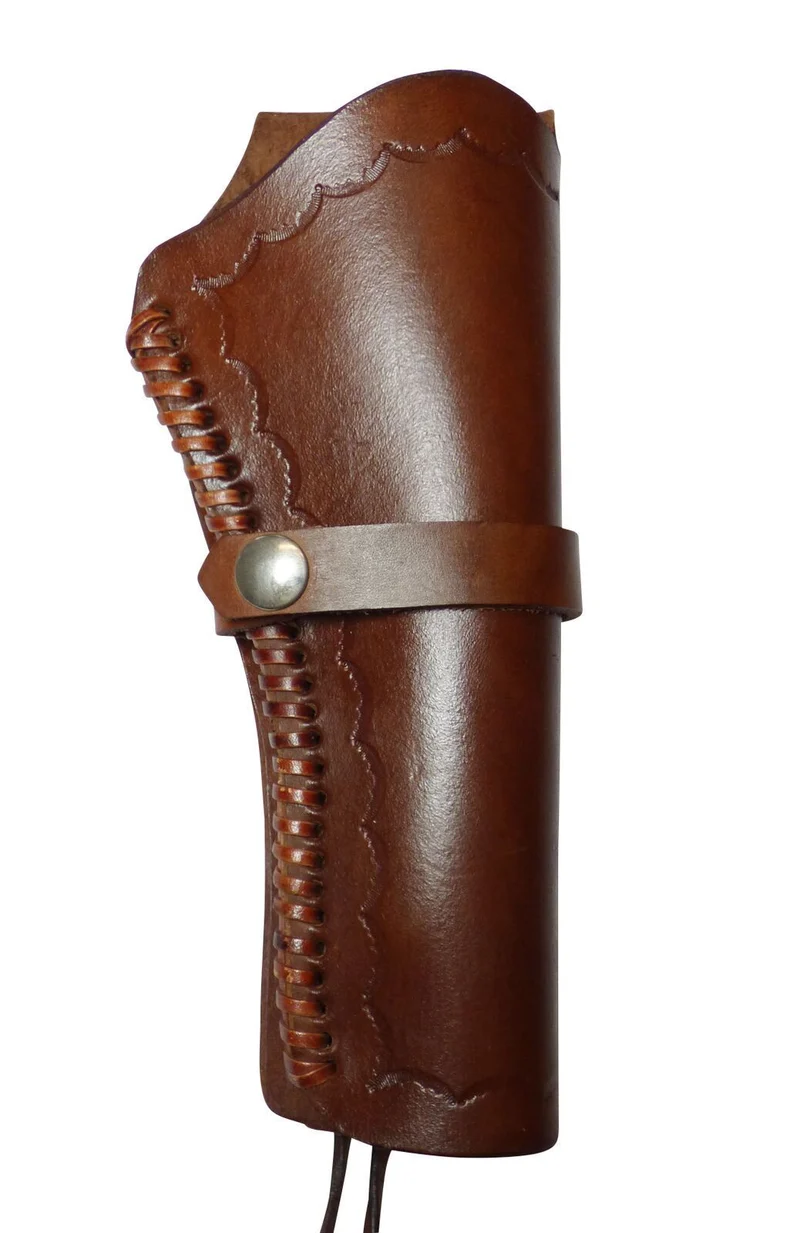 Westernholster Holstertasche echt Leder Handarbeit rechts o. links braun Colt
