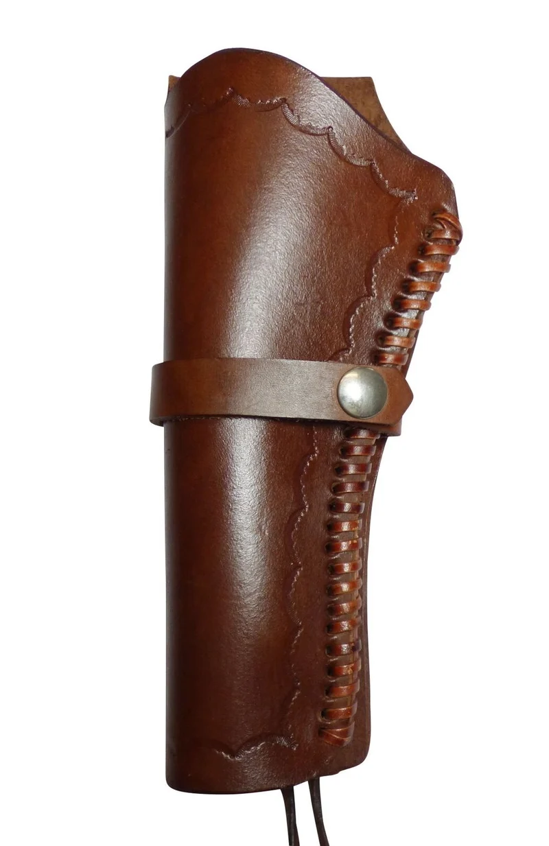 Westernholster Holstertasche echt Leder Handarbeit rechts o. links braun Colt