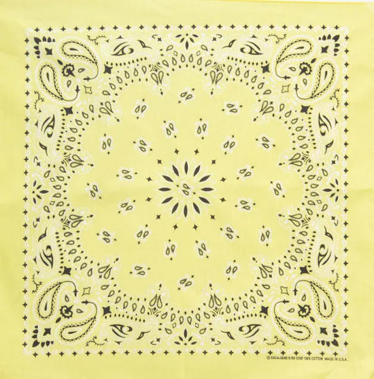 Bandana Paisley - Made in USA - Biker Country Line Dance verschiedene Farben