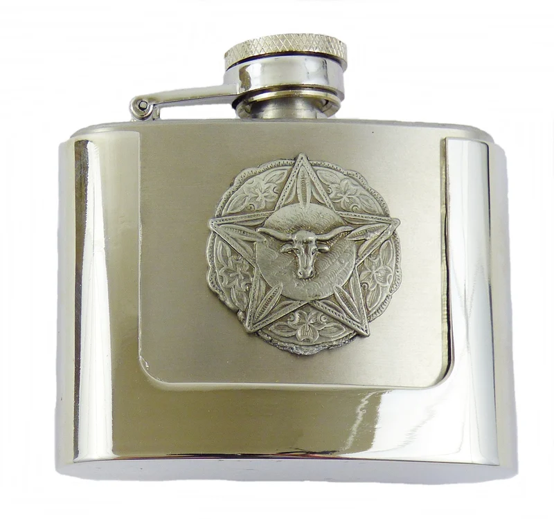 Gürtelschnalle Buckle Gürtelschließe m. Taschenflasche Flachmann Harley 60 ml