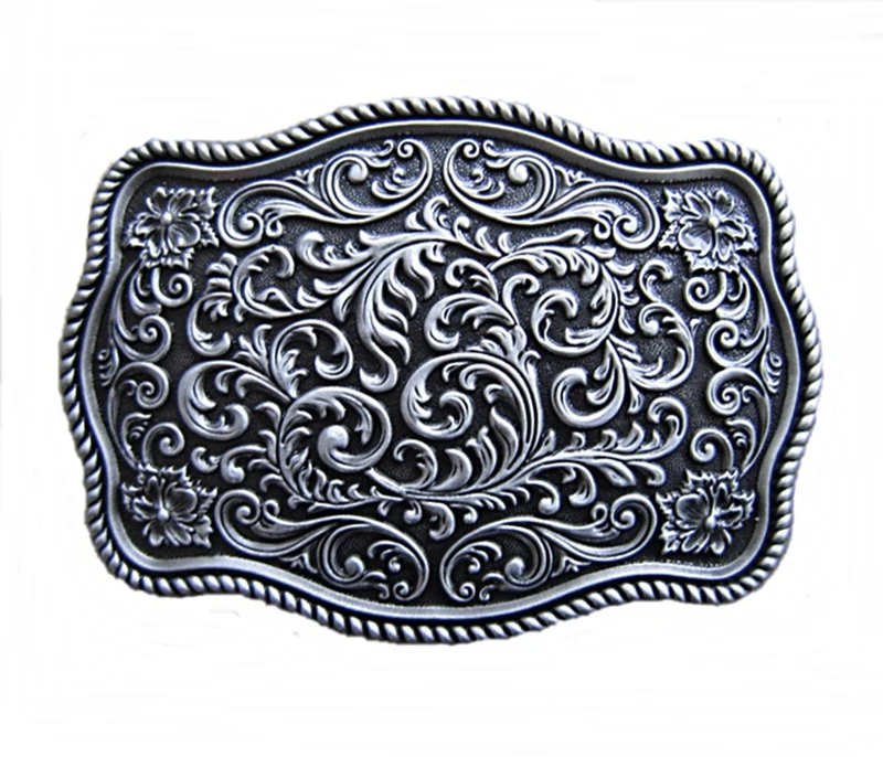 Gürtelschnalle Buckle Gürtelschliesse Westernblumenornament Country Line Dance