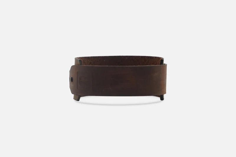 ARMBAND VINTAGE BROWN/SILBER