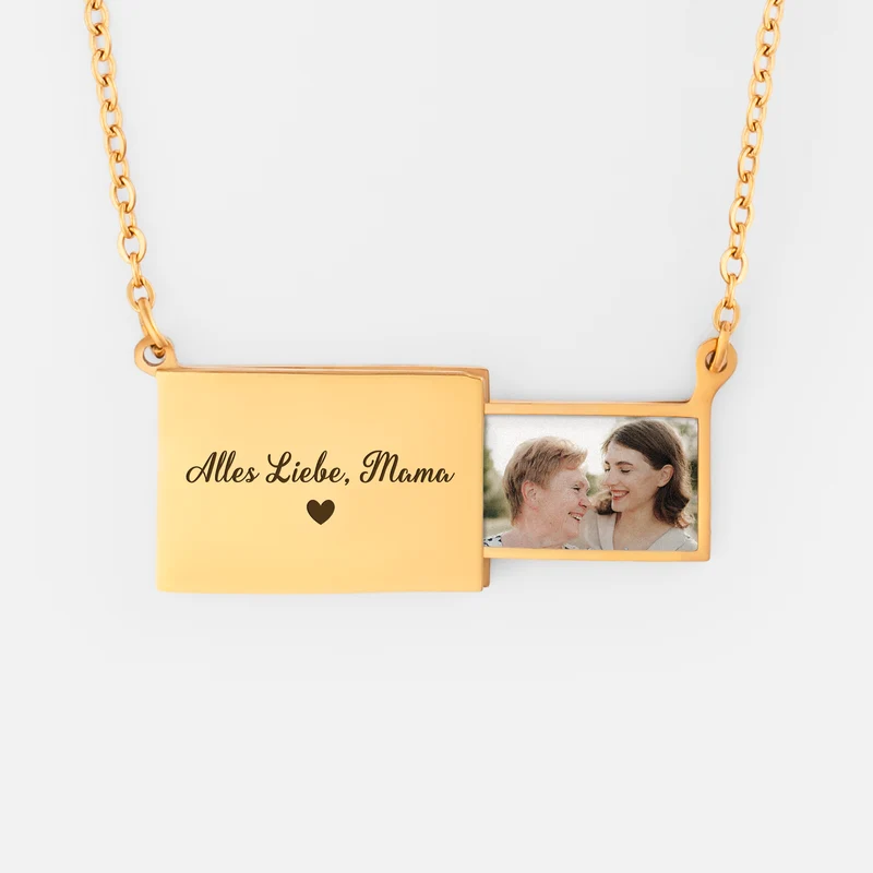 Liebe Mama - Personalisierte Geschenke Foto | Kette Mama Oma