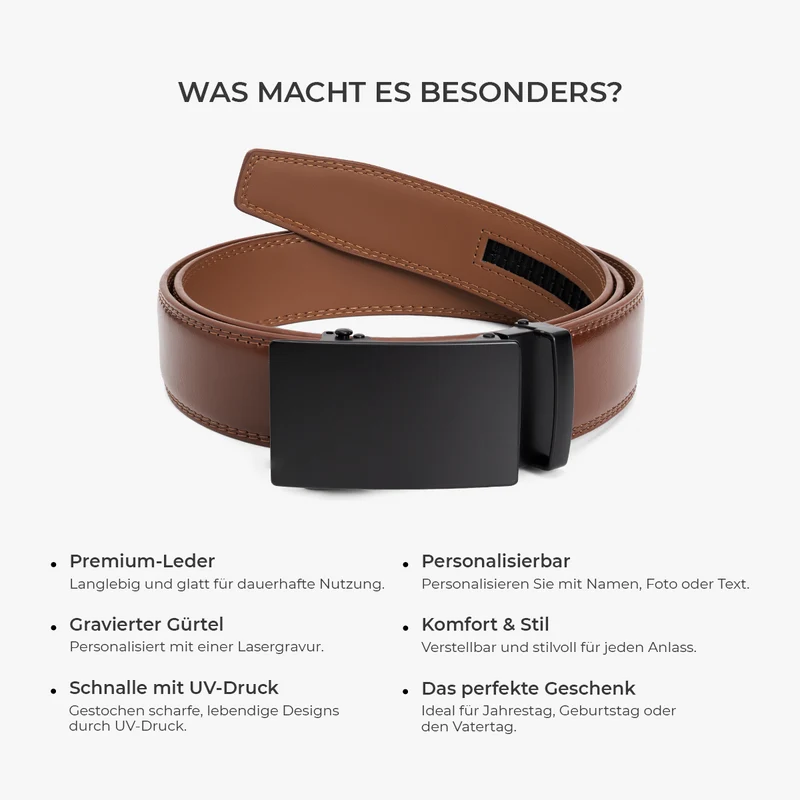 Früher Haben Wir In Deinen Eiern Gewohnt - Personalisierte Geschenke Papa | Ledergürtel