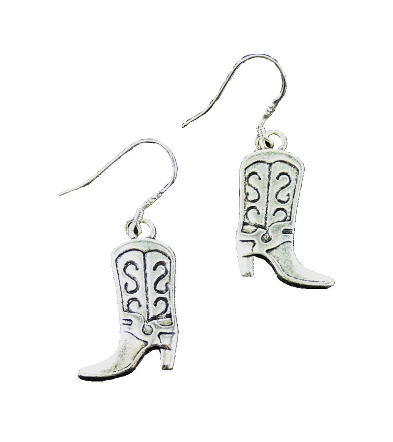 Ohrringe Ohrhänger mit Anhänger Cowboystiefel Indianerschmuck Country Line Dance