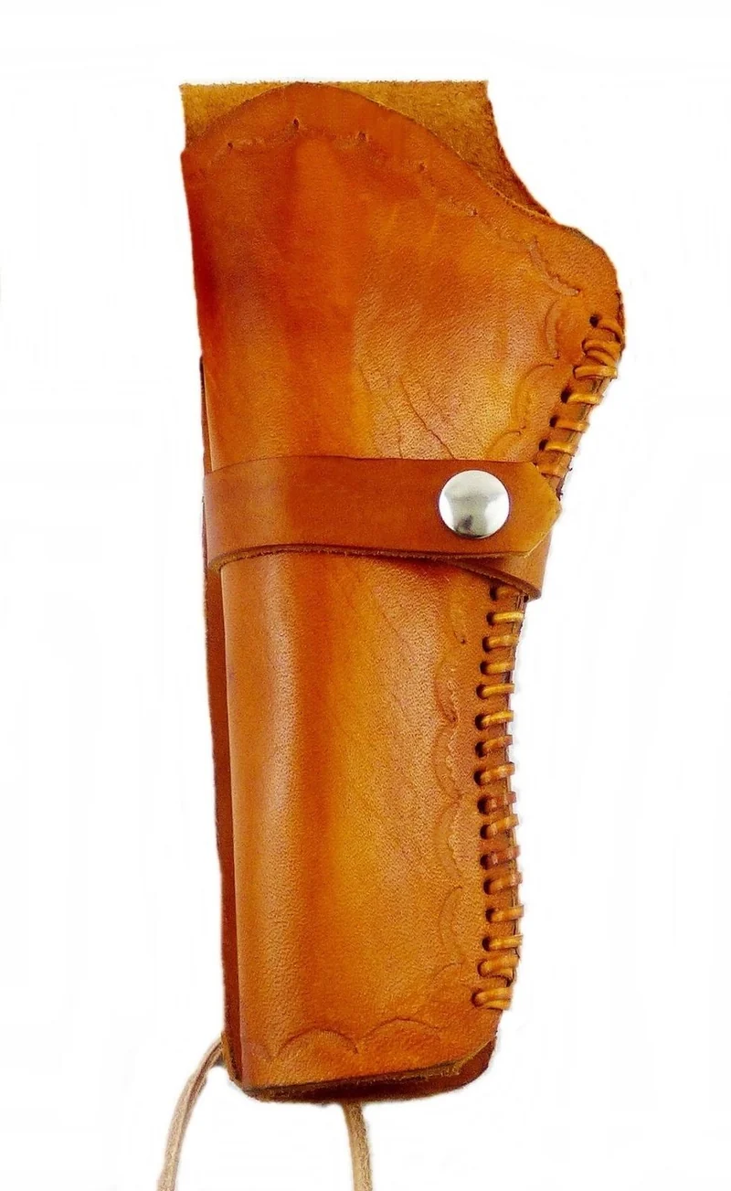 Westernholster Holstertasche echt Leder Handarbeit rechts o links hellbraun Colt