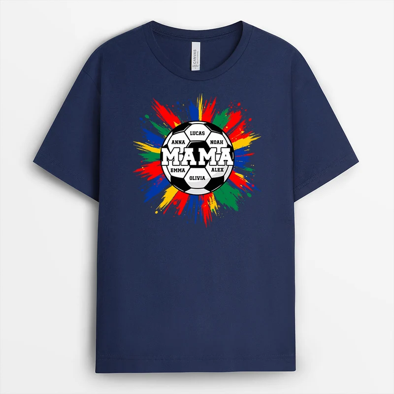 Personalisierte T Shirts Damen Männer - Personalisiertes Geschenk | Fussball Shirt