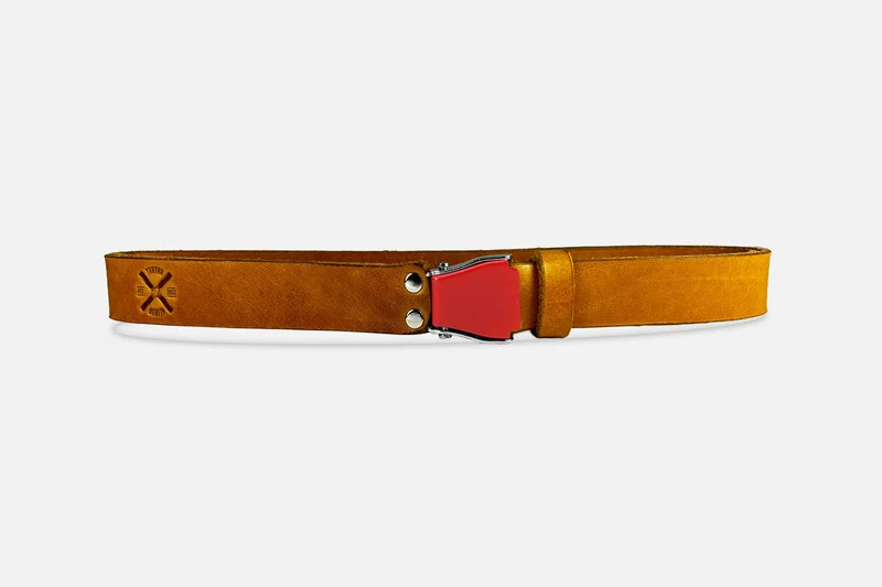 GÜRTEL SMALL COGNAC/ROT