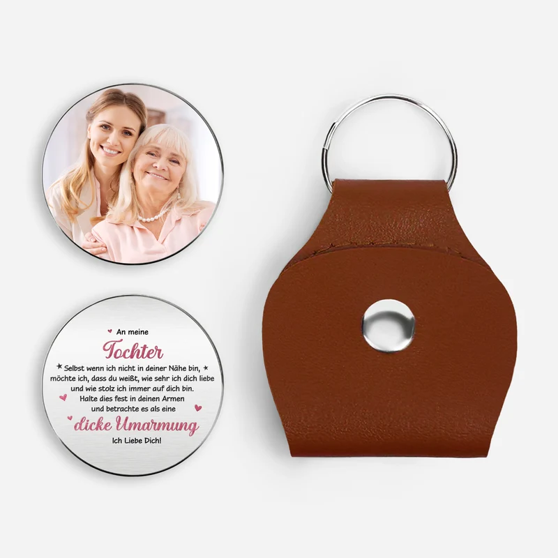 Eine Dicke Umarmung - Personalisiertes Geschenk | Pocket Hug Schlüsselanhänger Sohn Tochter