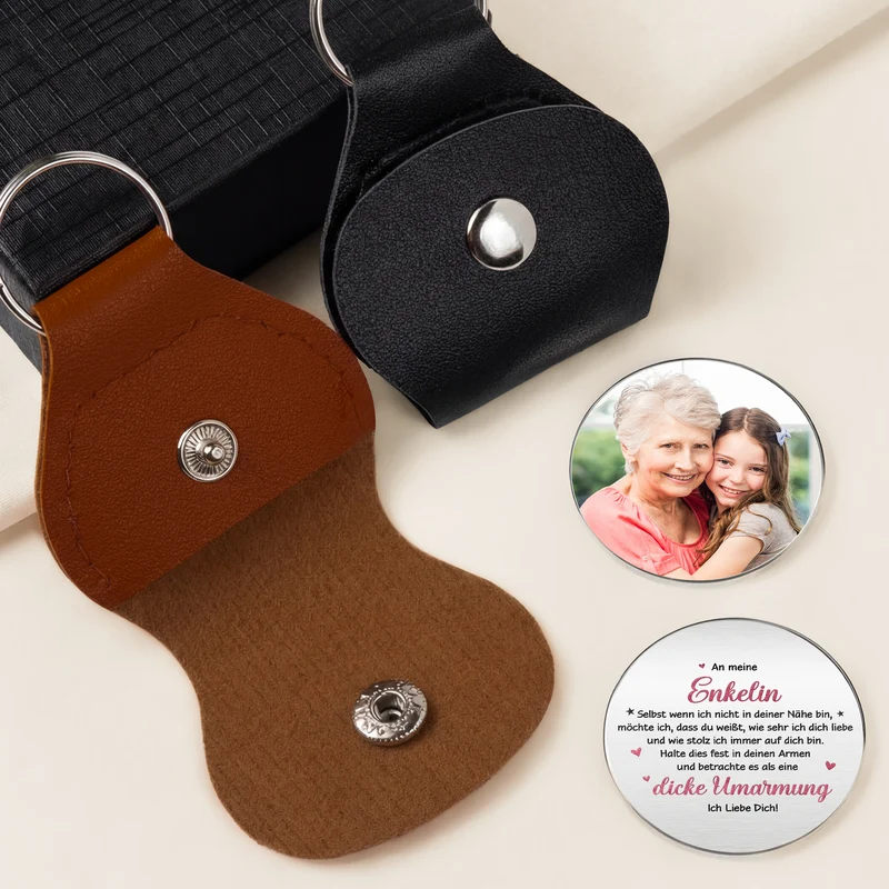 Eine Dicke Umarmung - Personalisiertes Geschenk | Pocket Hug Schlüsselanhänger Sohn Tochter