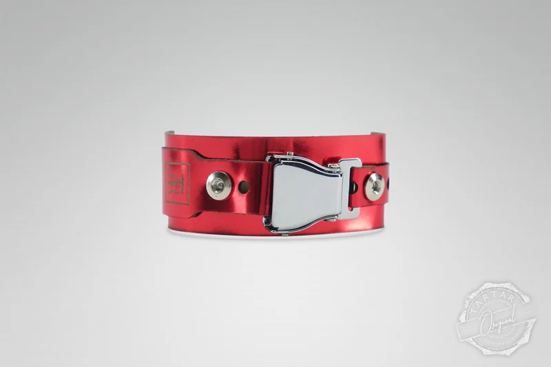 ARMBAND MIRROR RUBIN/SILBER