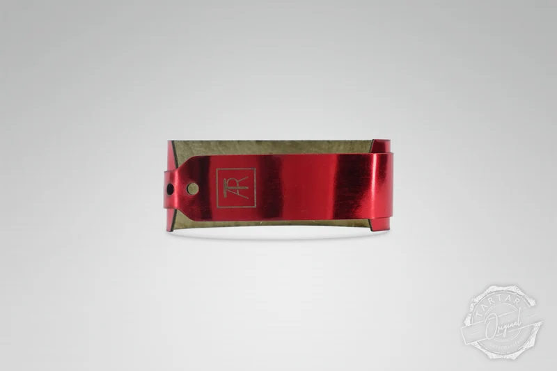 ARMBAND MIRROR RUBIN/SILBER
