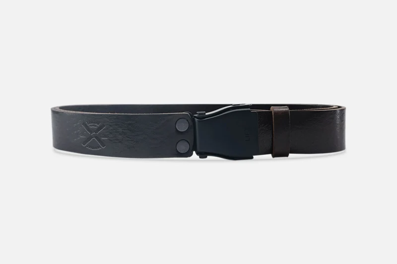 GÜRTEL STANDARD DARKBROWN/SCHWARZ