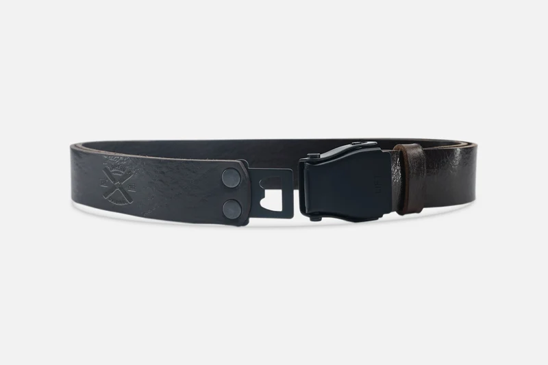 GÜRTEL STANDARD DARKBROWN/SCHWARZ