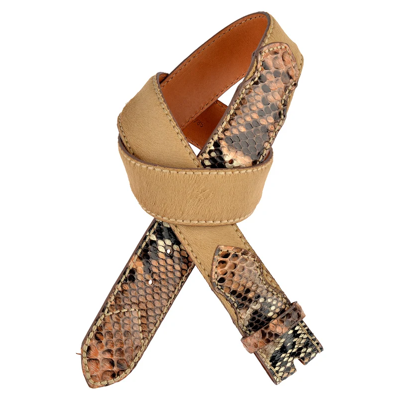 Reptile's House Gürtel Taormina 4cm in Beige