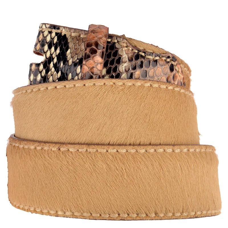 Reptile's House Gürtel Taormina 4cm in Beige