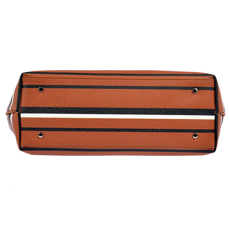 LIU JO Shopper New Kos in Cognac gestreift