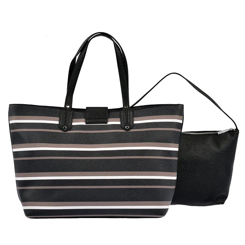 LIU JO Shopper New Kos in Schwarz gestreift