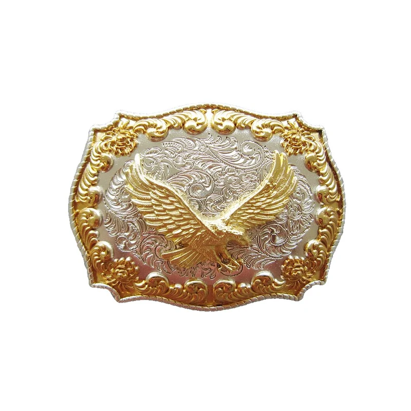 Gürtelschnalle Buckle Gürtelschliesse Adler Eagle für Wechselgürtel versilbert