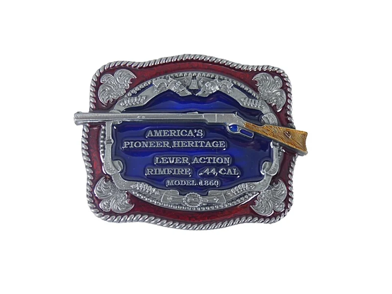 Buckle Gürtelschnalle Gürtelschließe Westernbuckle Lever Action Henrystutzen liz