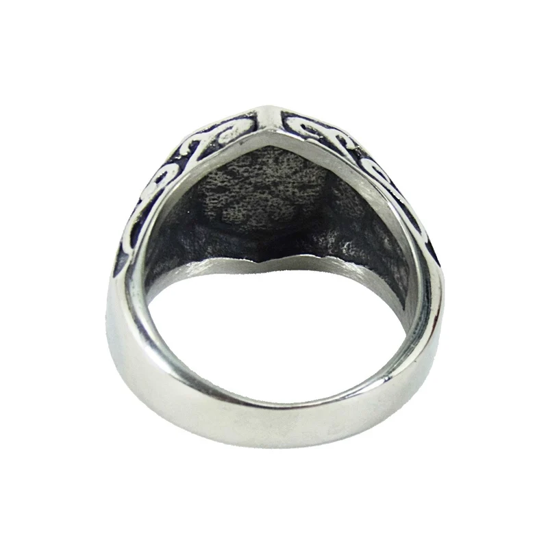 Fingerring Edelstahl Odins Ring Wikinger Biker Rocker