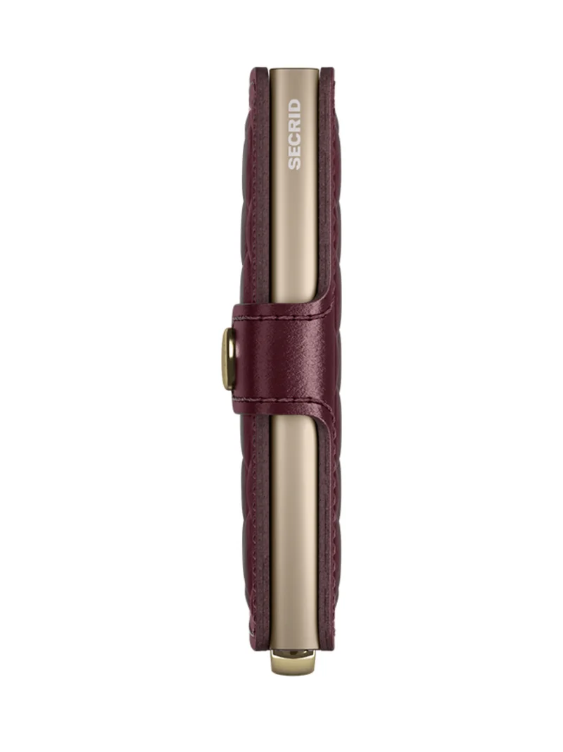Premium Miniwallet Emboss Diamond + Bordeaux
