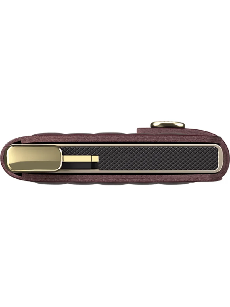 Premium Miniwallet Emboss Diamond + Bordeaux