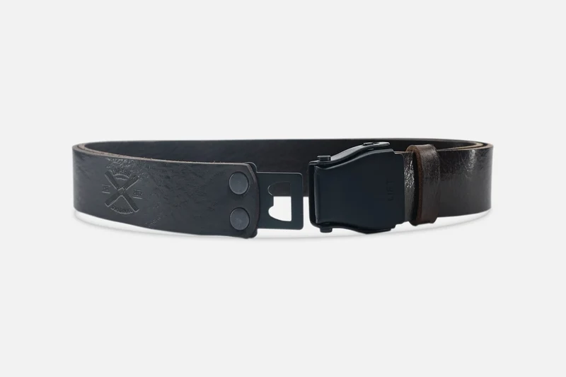 GÜRTEL BIG DARKBROWN/SCHWARZ