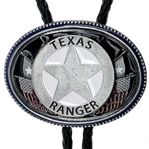 Bolo Tie Westernkrawatte Westernschmuck Texas Ranger lizensiert