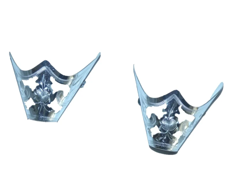 Stiefelspitzen Stiefelschmuck graviert durchbrochen für spitze Cowboystiefel