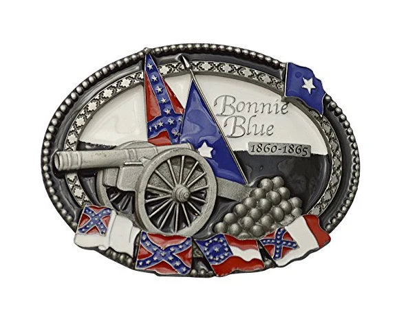 Gürtelschnalle Buckle " Bonnie Blue Texas " Lizensiert Made in USA für Wechselgü