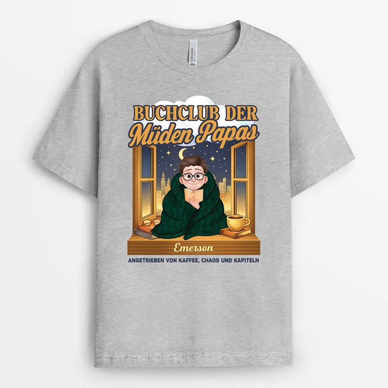 Buchclub Der Müden Mamas - Personalisierte Geschenke Für Leseratten | Mama & Papa Shirt