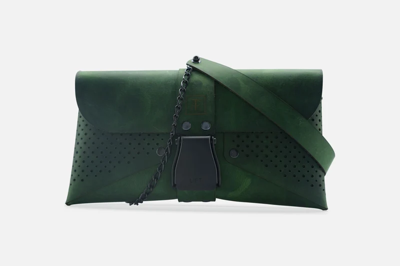 HANDTASCHE VINTAGE FOREST/SCHWARZ