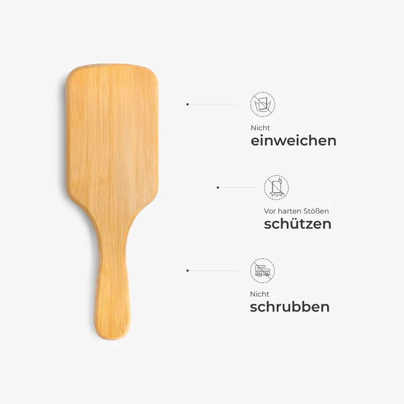 Name - Personalisierte Geschenke Für Frauen | Bambus Haarbürste Mit Gravur