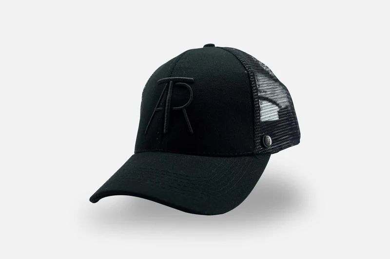 TARTAR CAP - MONOGRAMM SCHWARZ/SCHWARZ