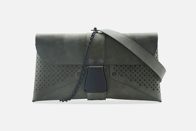 HANDTASCHE VINTAGE GRANIT/SCHWARZ
