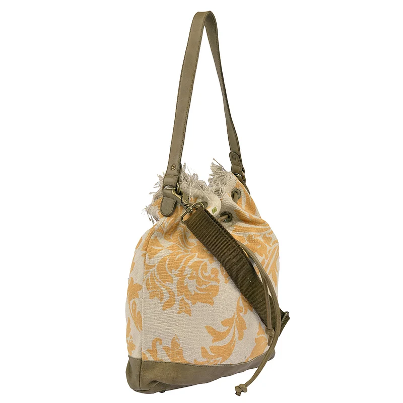 DESIDERIUS Bucket Bag Loona in Gelb/Beige