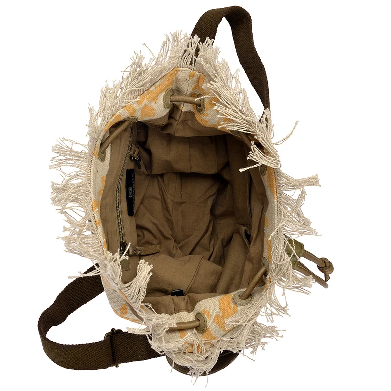 DESIDERIUS Bucket Bag Loona in Gelb/Beige