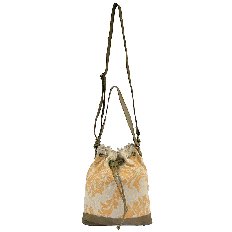 DESIDERIUS Bucket Bag Loona in Gelb/Beige