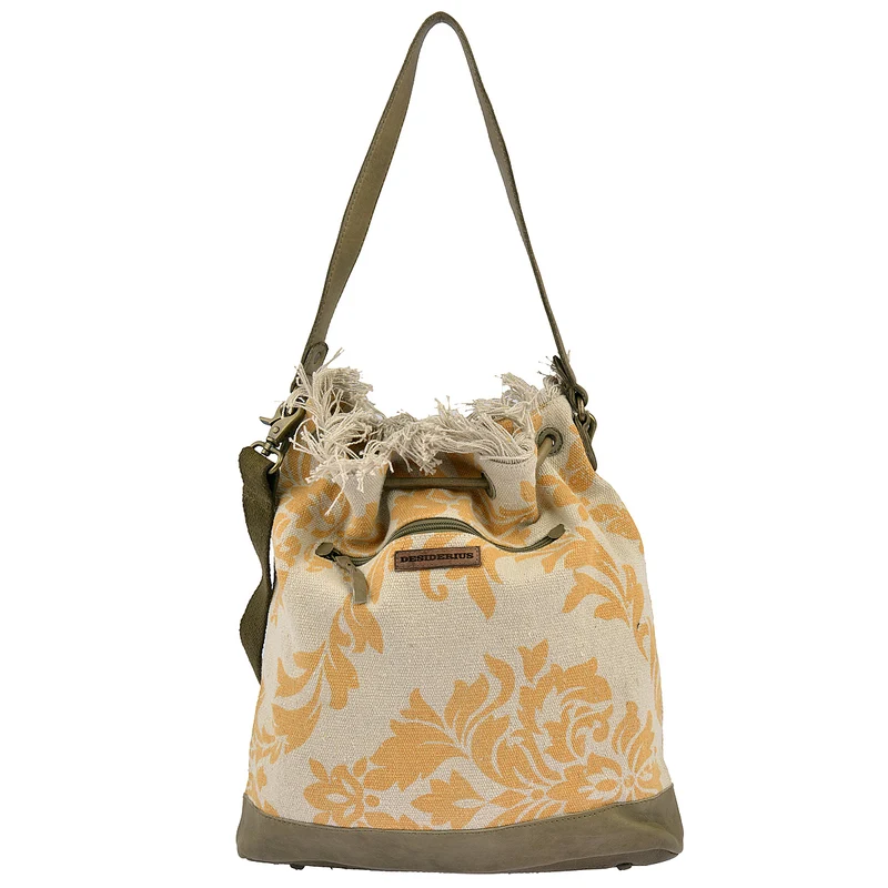 DESIDERIUS Bucket Bag Loona in Gelb/Beige
