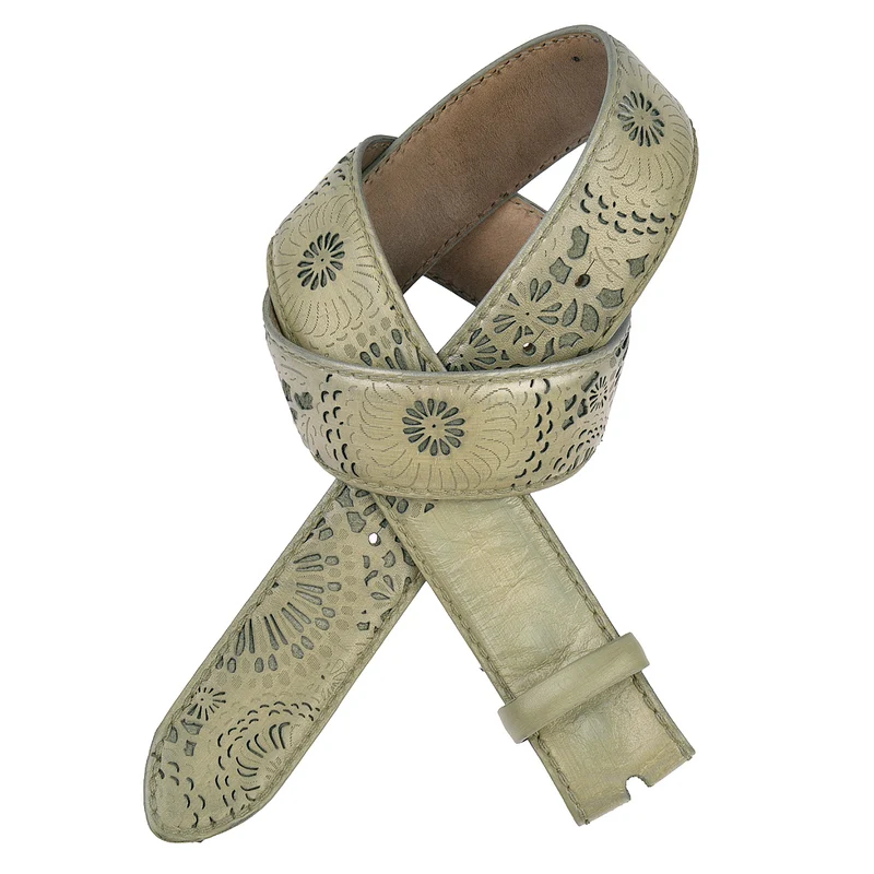 Reptile's House Gürtel Round in Khaki 4cm
