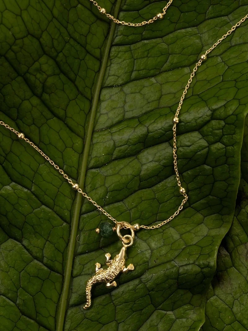 Instinct Alligator Aventurine Halskette