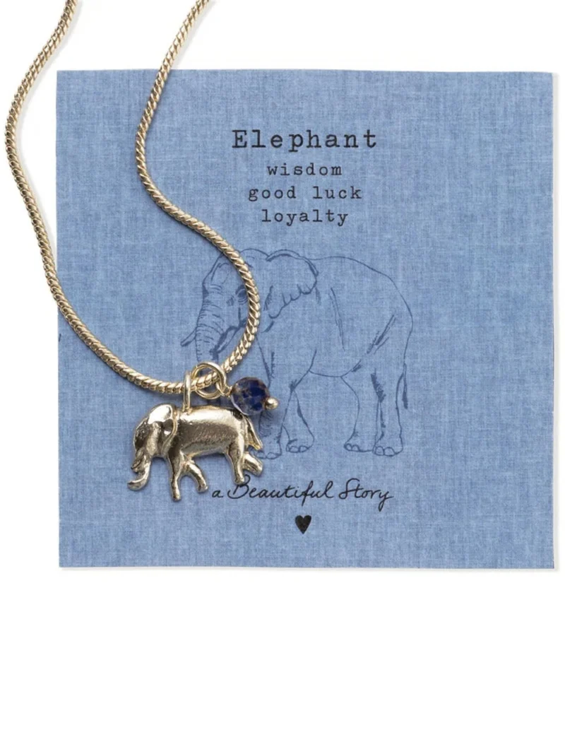 Wild Elephant Lapis Lazuli Halskette