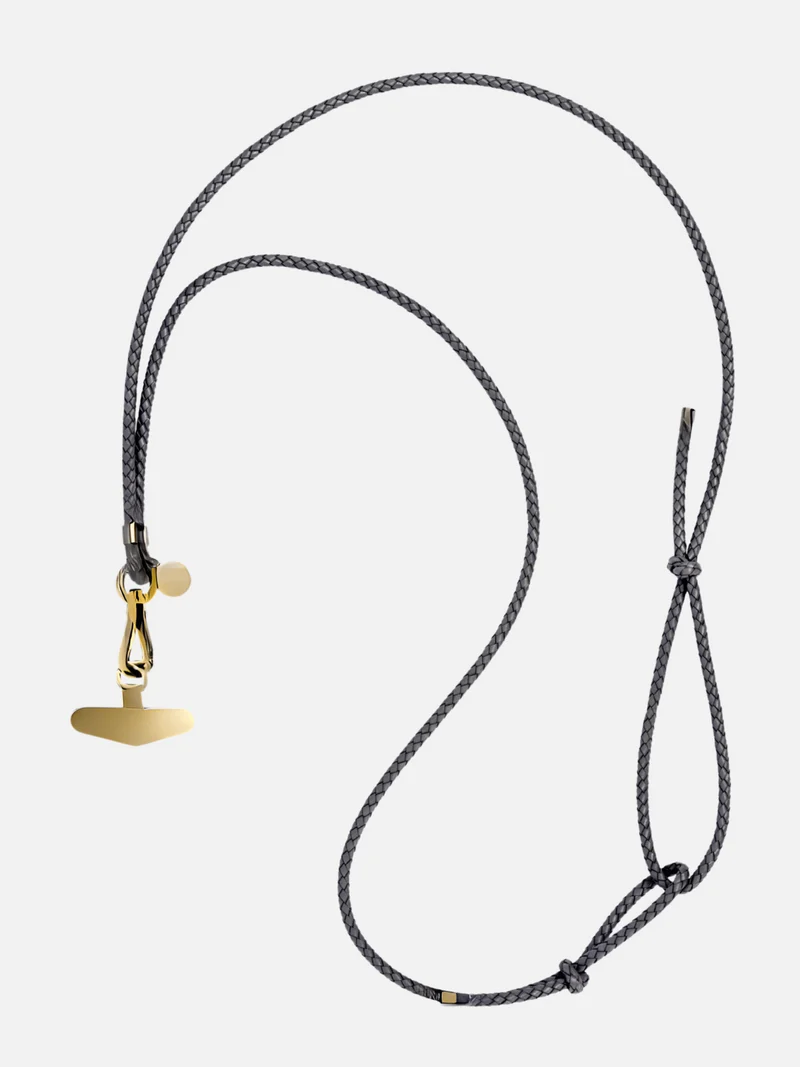 Handykette Cecilie Schwarz-Gold