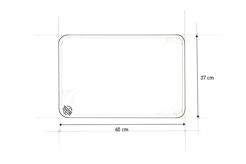 DESK PAD DARKBROWN