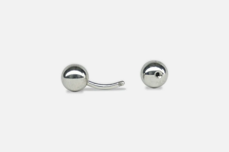 PIERCING KURZ SILBER