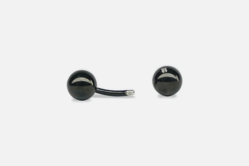 PIERCING KURZ SCHWARZ